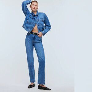 Madewell - The Tall '90s Straight Jean in Grenhart Wash - 28Tall